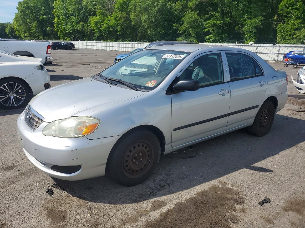 2007 Toyota Corolla Ce Silver vin: 1NXBR32E77Z810054