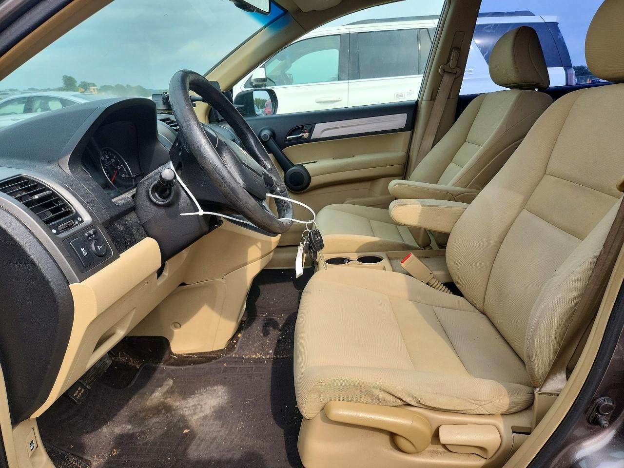 2010 Honda Cr-v Lx Gray vin: 5J6RE4H38AL033255