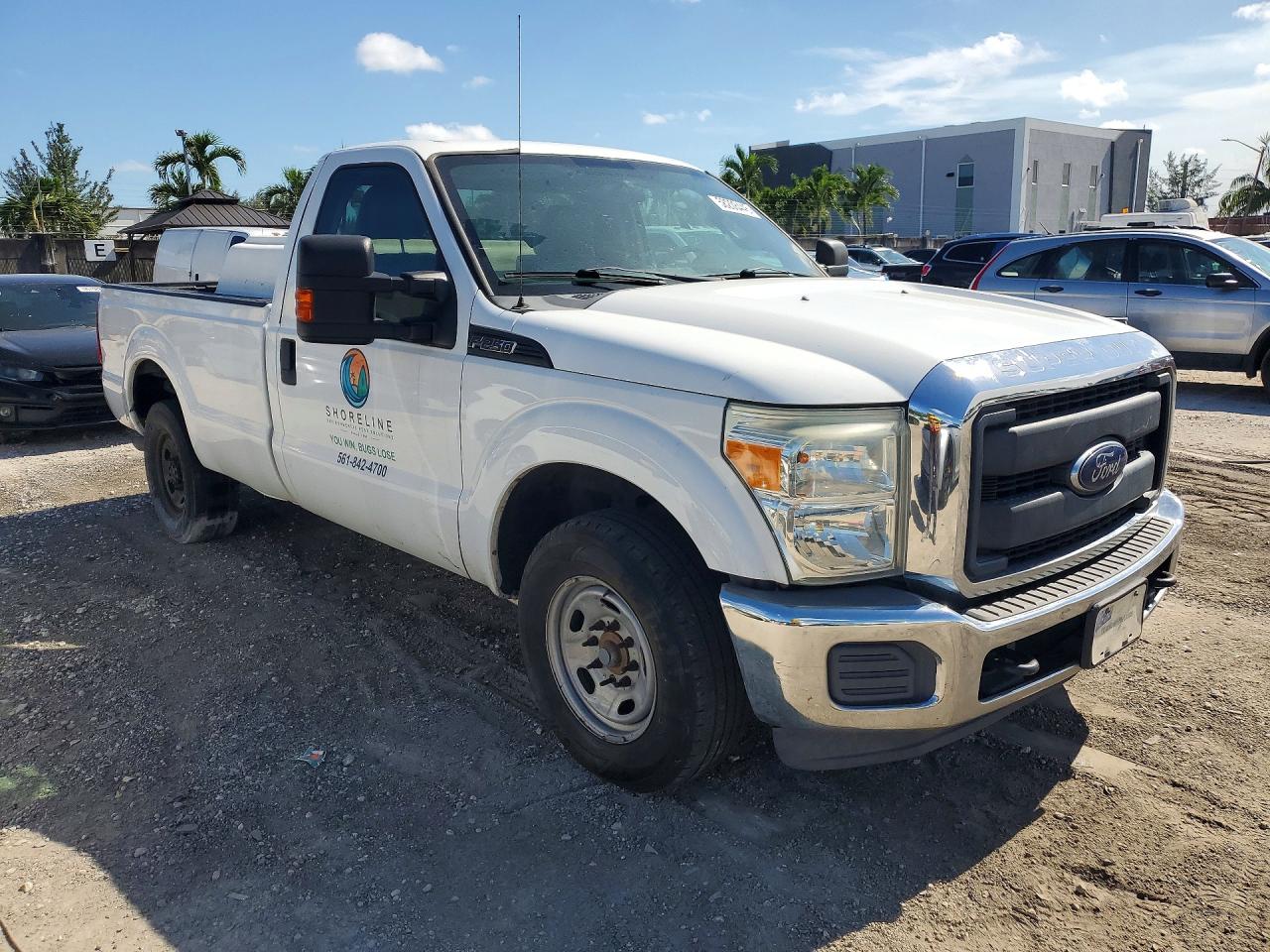 2015 Ford F250 Super Duty White vin: 1FTBF2A66FEC54684