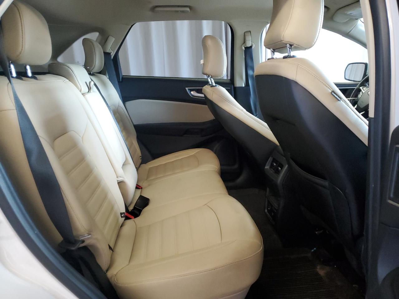 2021 Ford Edge Sel White vin: 2FMPK4J94MBA59369