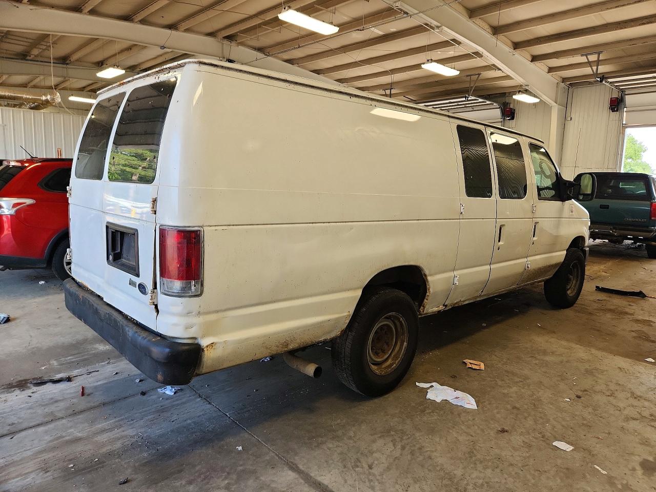 2013 Ford Econoline E350 Super Duty Van White vin: 1FTSS3EL1DDA70144