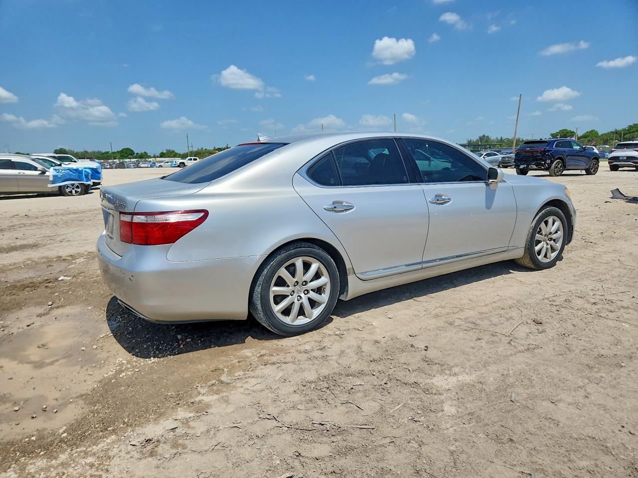 2008 Lexus Ls 460 Silver vin: JTHBL46F485056863