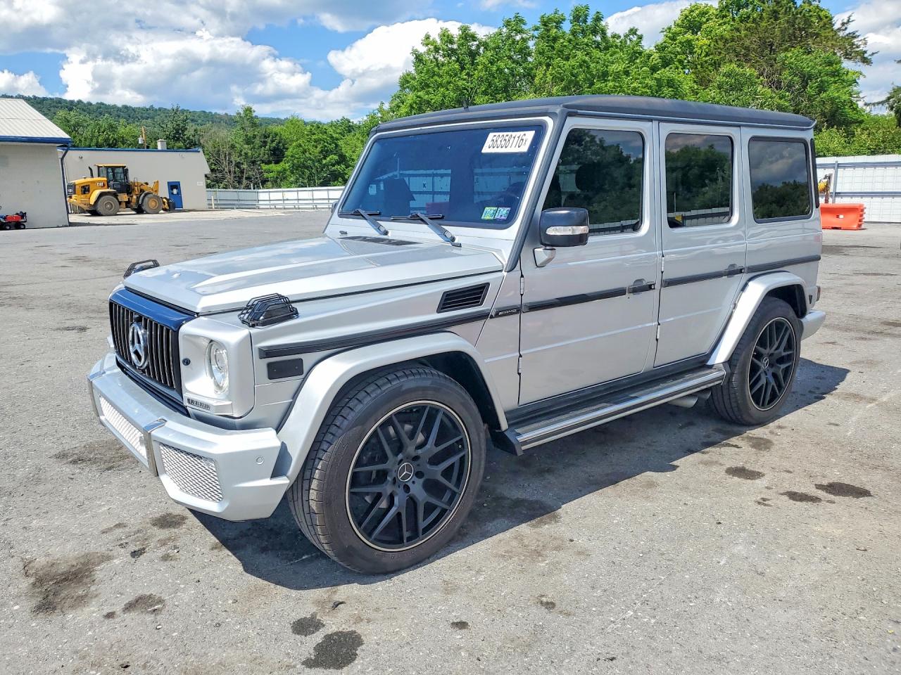 2007 Mercedes-benz G 55 Amg Silver vin: WDCYR71E57X168496