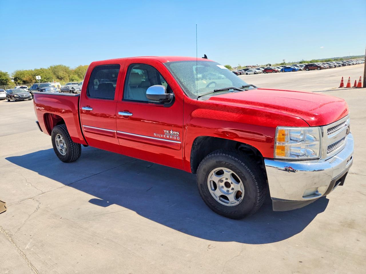 2013 Chevrolet Silverado C1500 Lt Red vin: 3GCPCSE01DG331858