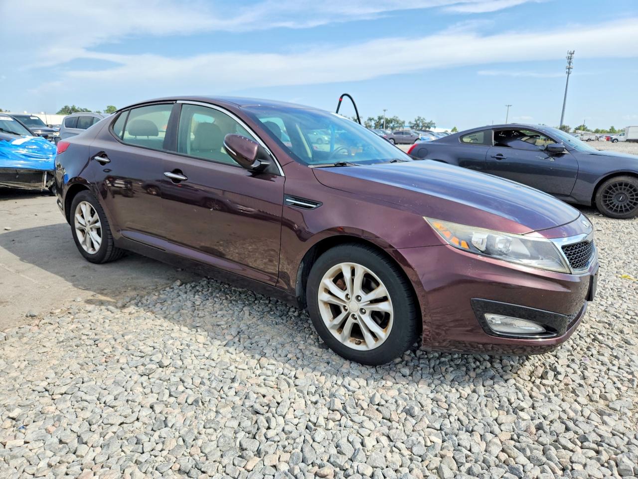 2013 Kia Optima Ex Burgundy vin: 5XXGN4A79DG137459