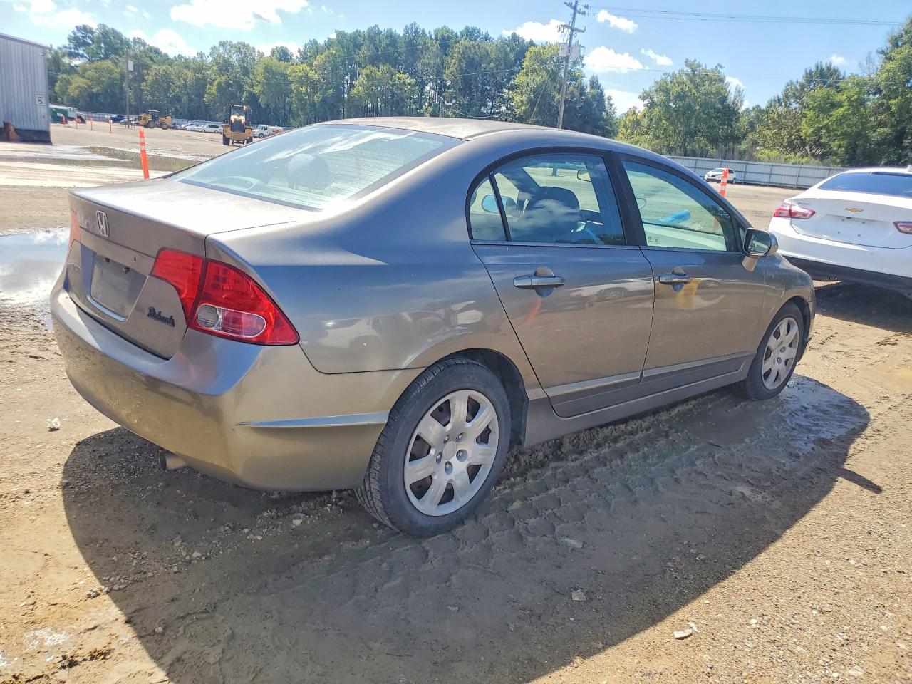 2008 Honda Civic Lx Tan vin: 1HGFA165X8L022535