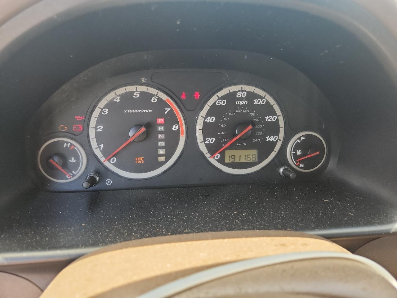 2004 Honda Cr-v Lx Red vin: JHLRD68564C016774