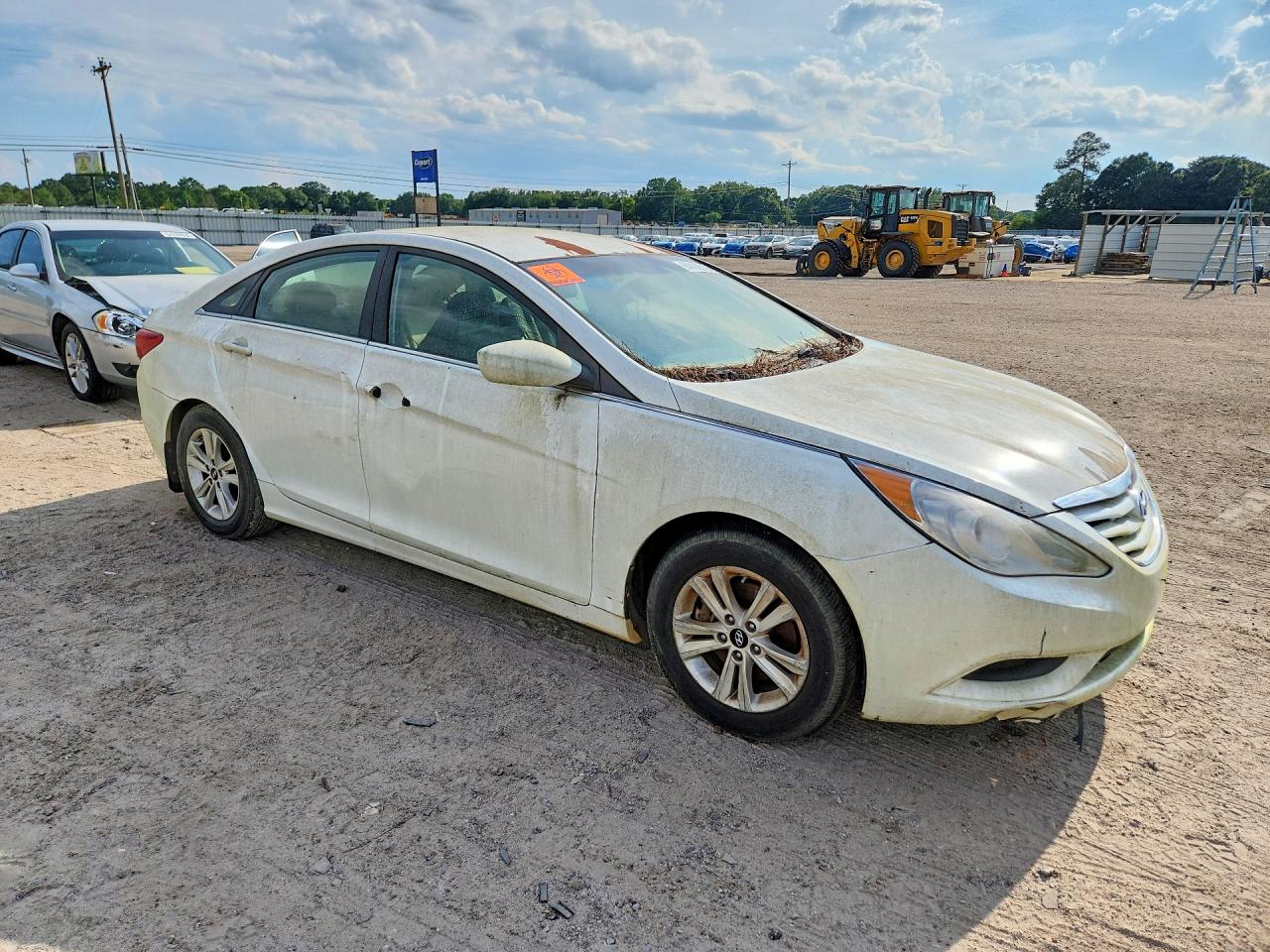 2012 Hyundai Sonata Gls White vin: 5NPEB4AC4CH364963