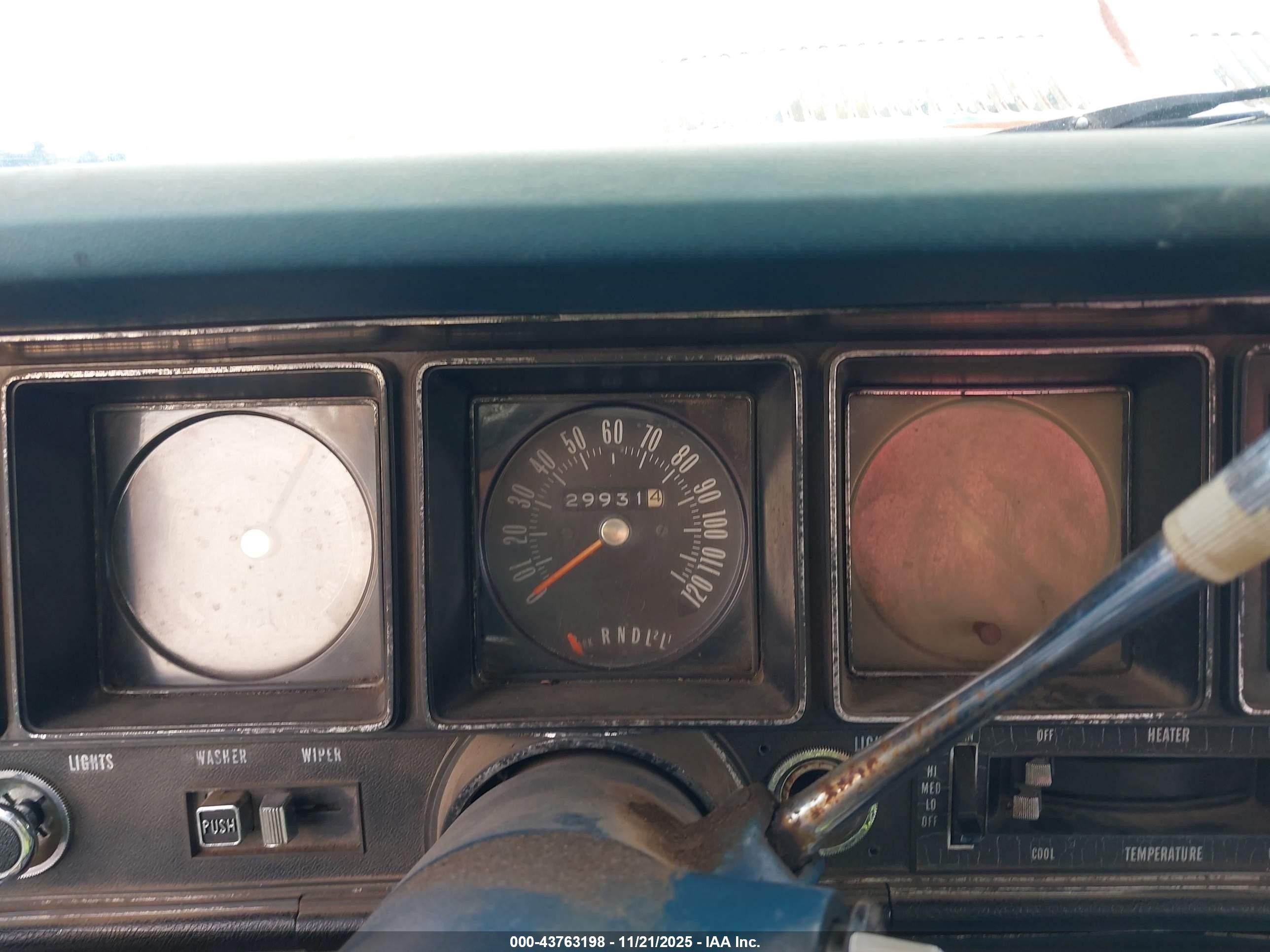 1971 Buick Skylark   Синий vin: 433691Z121432    