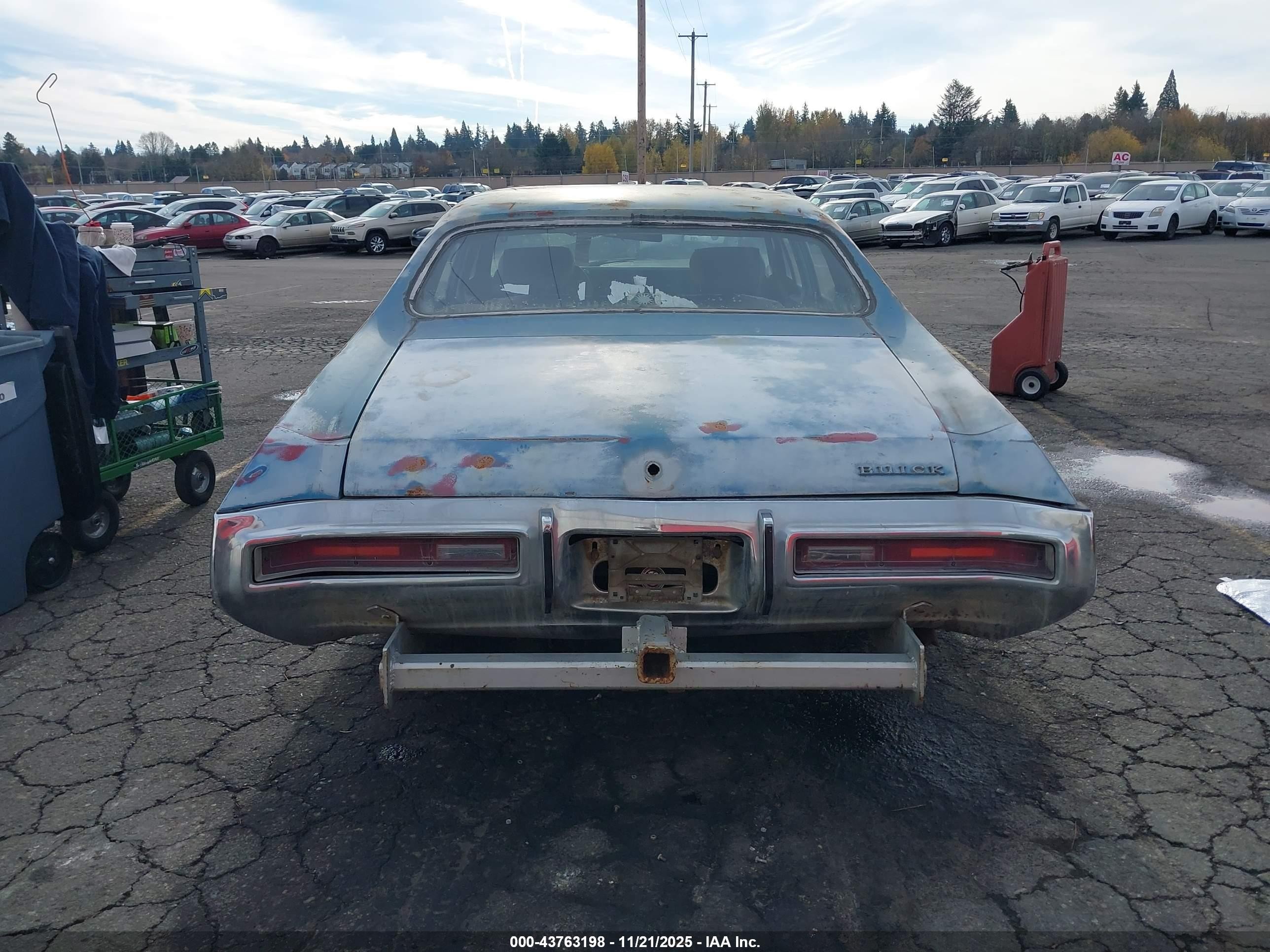 1971 Buick Skylark   Синий vin: 433691Z121432    