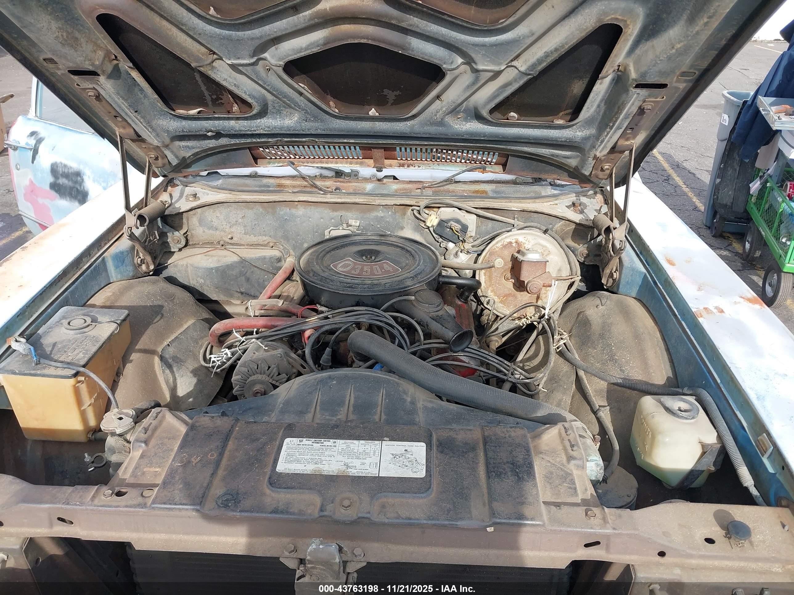 1971 Buick Skylark   Синий vin: 433691Z121432    