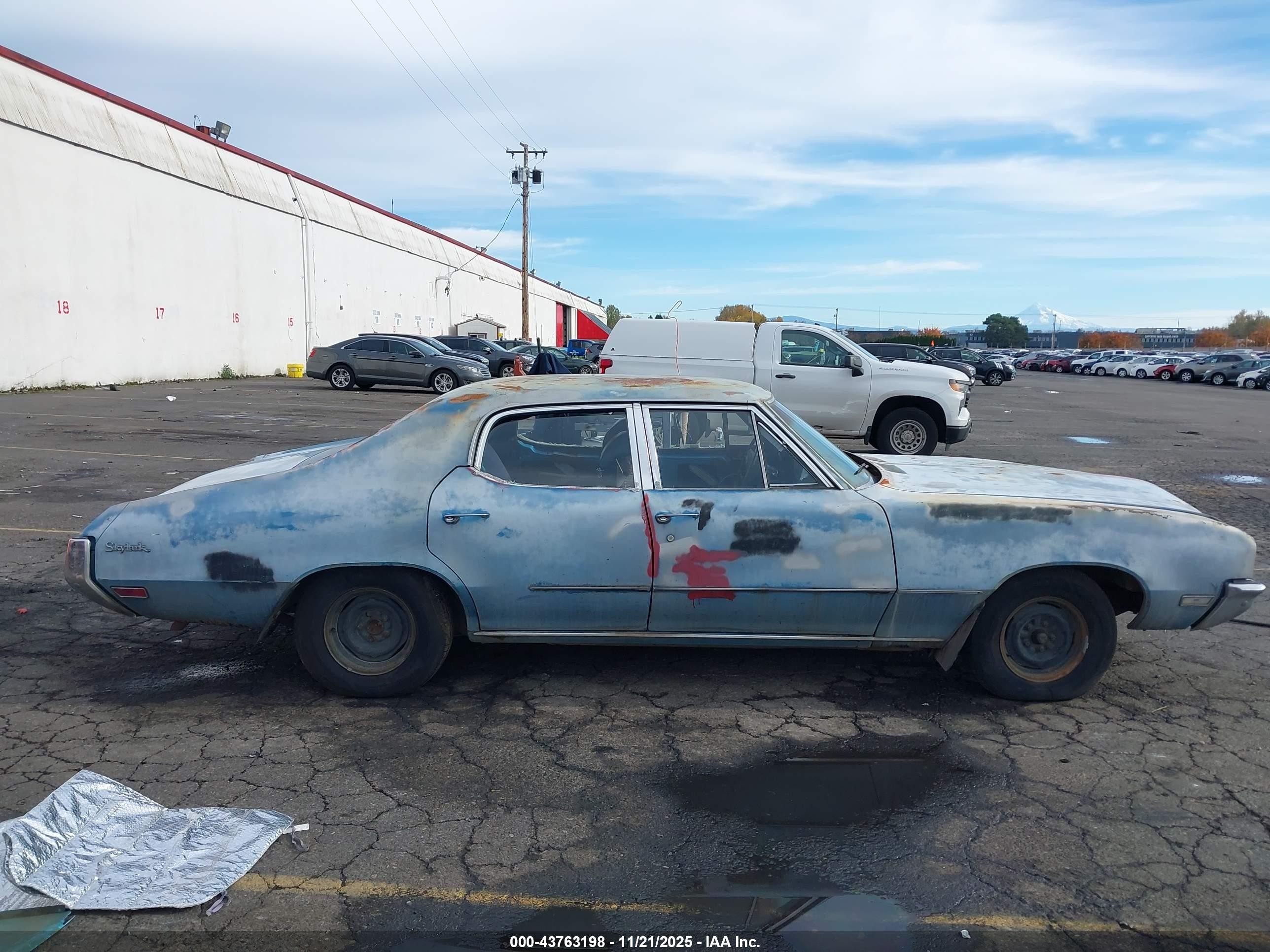 1971 Buick Skylark   Синий vin: 433691Z121432    