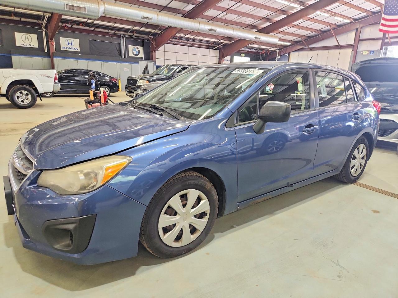 2013 Subaru Impreza Blue vin: JF1GPAA69DH823588