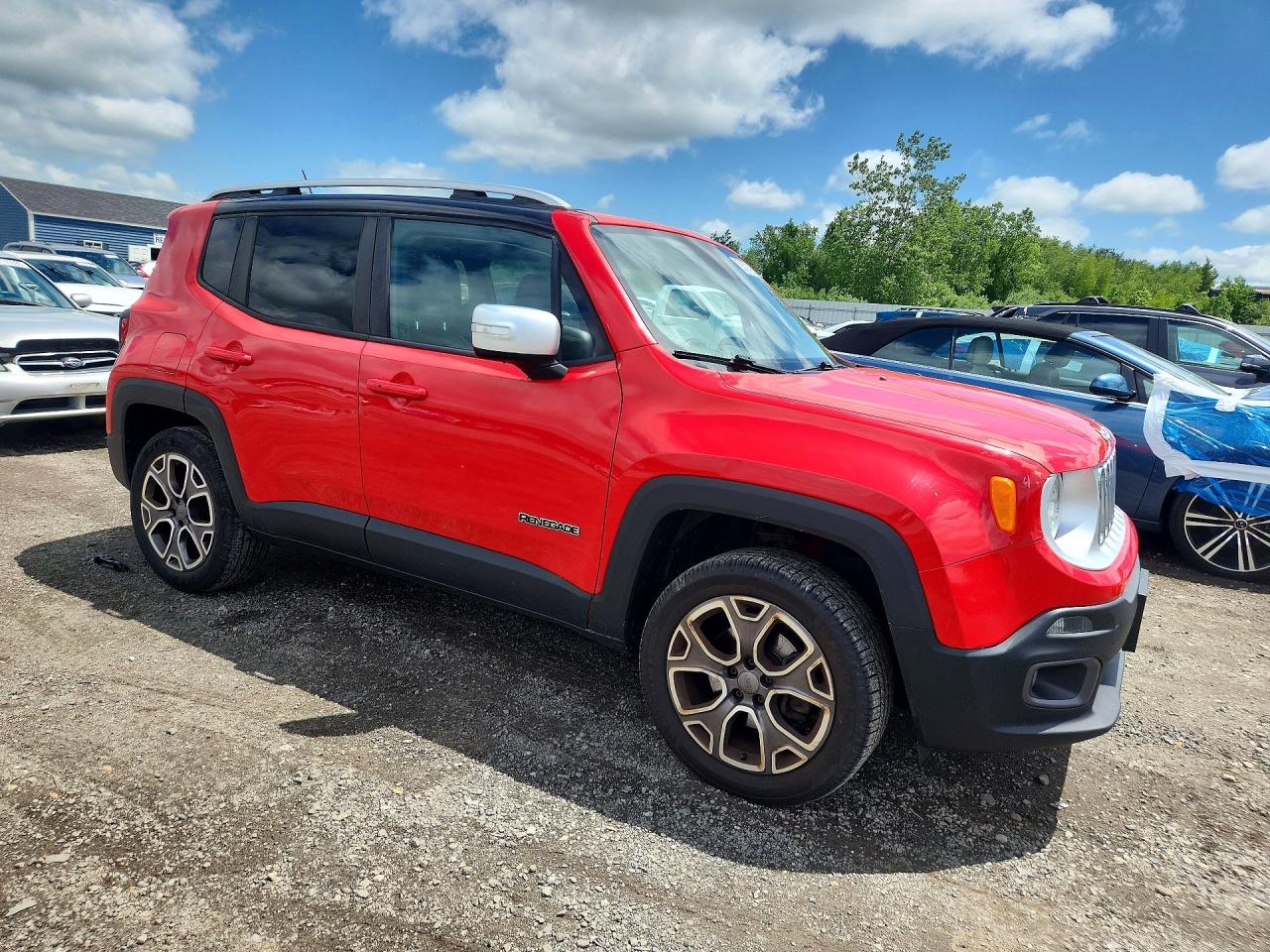 2015 Jeep Renegade Limited Красный vin: ZACCJBDT9FPB39928