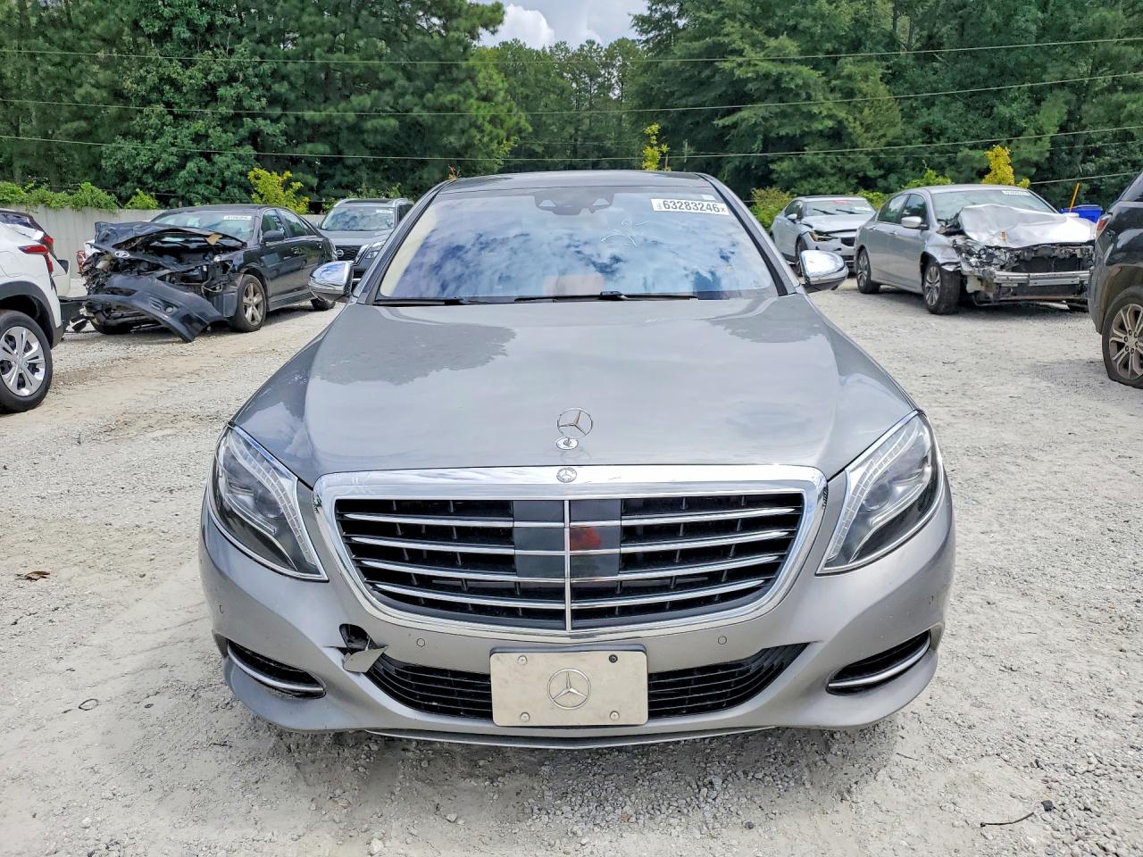 2015 Mercedes-benz S 550 4matic Silver vin: WDDUG8FB0FA106798