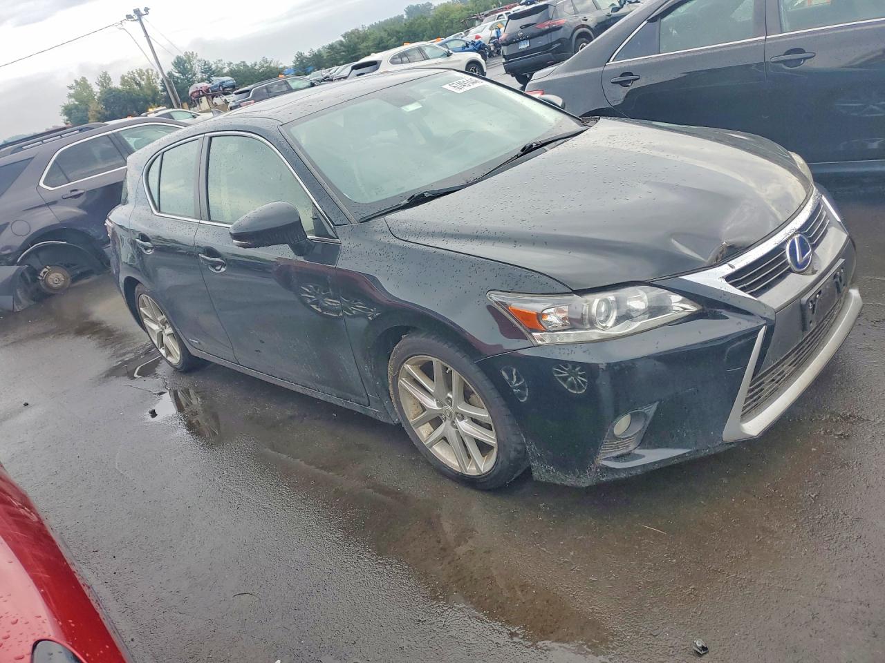 2014 Lexus Ct 200 Black vin: JTHKD5BH2E2188737