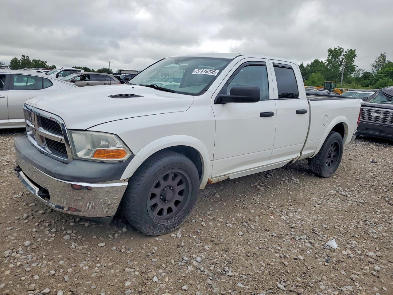 2011 Dodge Ram 1500 White vin: 1D7RV1GP6BS686236
