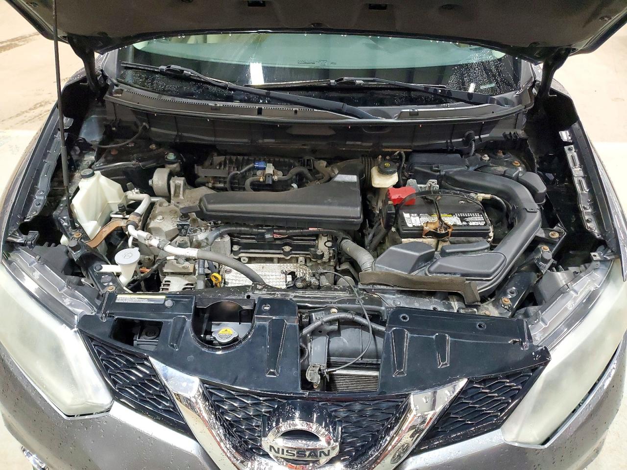 2015 Nissan Rogue Sv Серый vin: 5N1AT2MV1FC794734