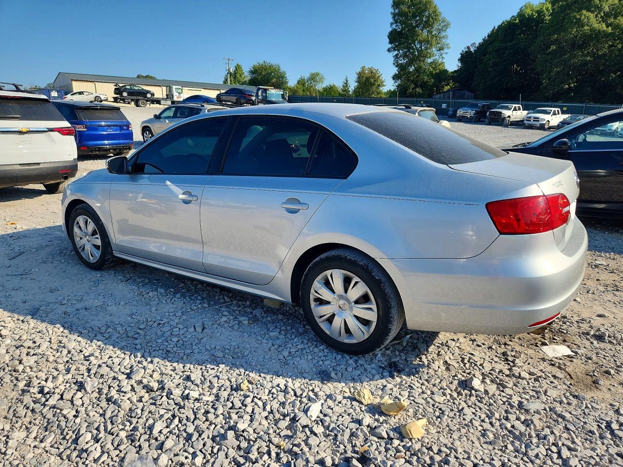 2012 Volkswagen Jetta Se Silver vin: 3VWDP7AJ3CM128857