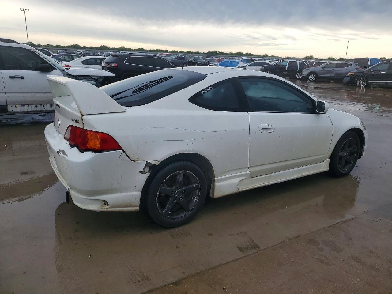 2004 Acura Rsx White vin: JH4DC548X4S005740