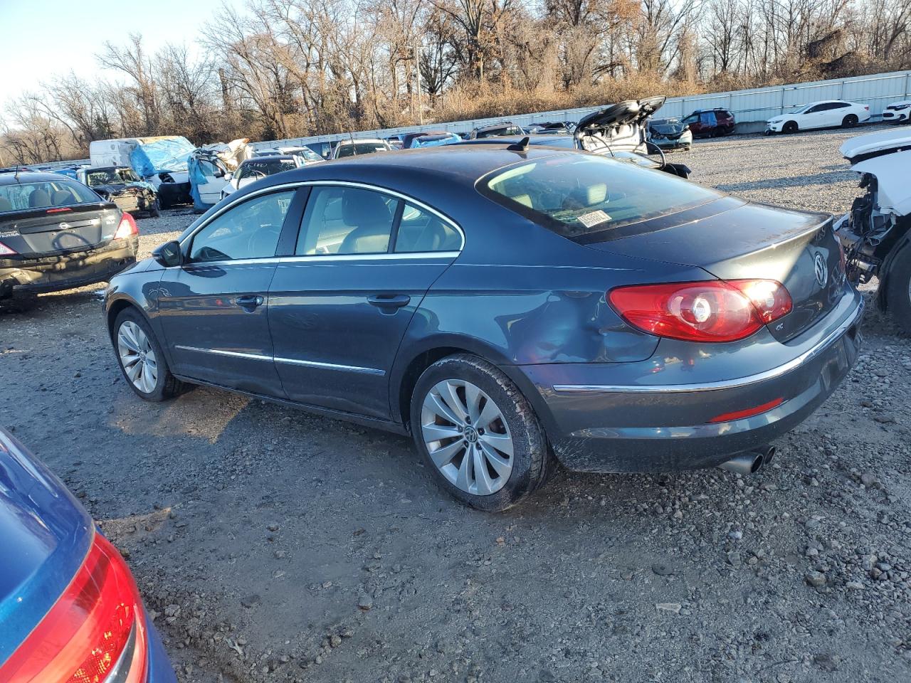 2012 Volkswagen Cc Sport Blue vin: WVWMN7AN4CE533661