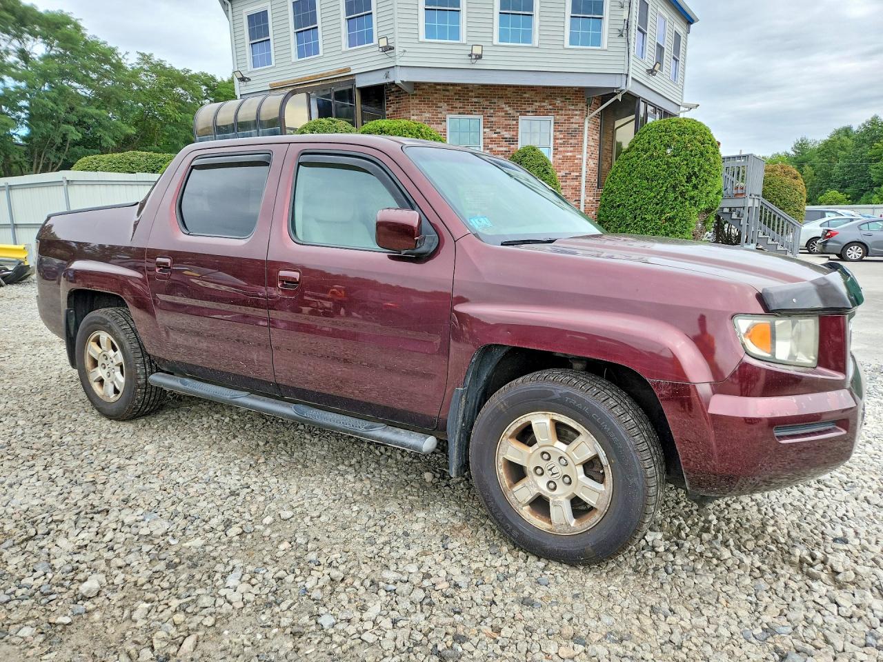 2008 Honda Ridgeline Rts Maroon vin: 2HJYK16418H539159