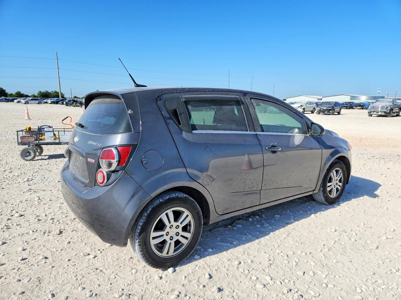 2012 Chevrolet Sonic Lt Gray vin: 1G1JC6SB0C4204901