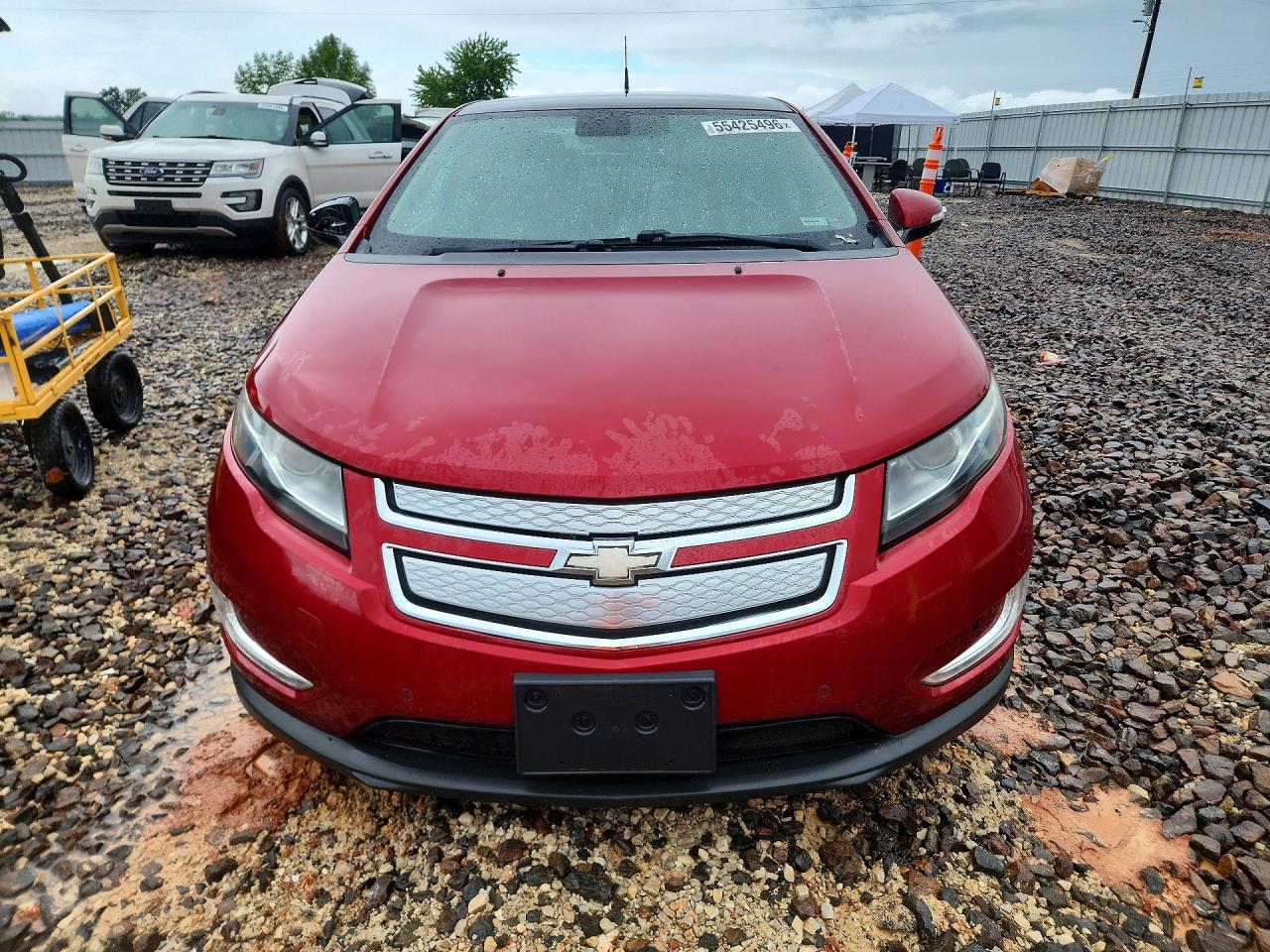 2012 Chevrolet Volt Красный vin: 1G1RB6E43CU113785