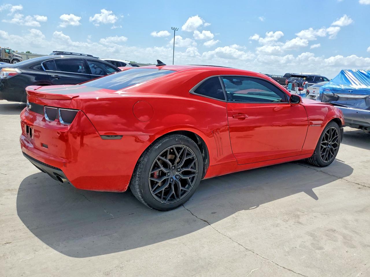 2012 Chevrolet Camaro Lt Red vin: 2G1FB1E35C9182410