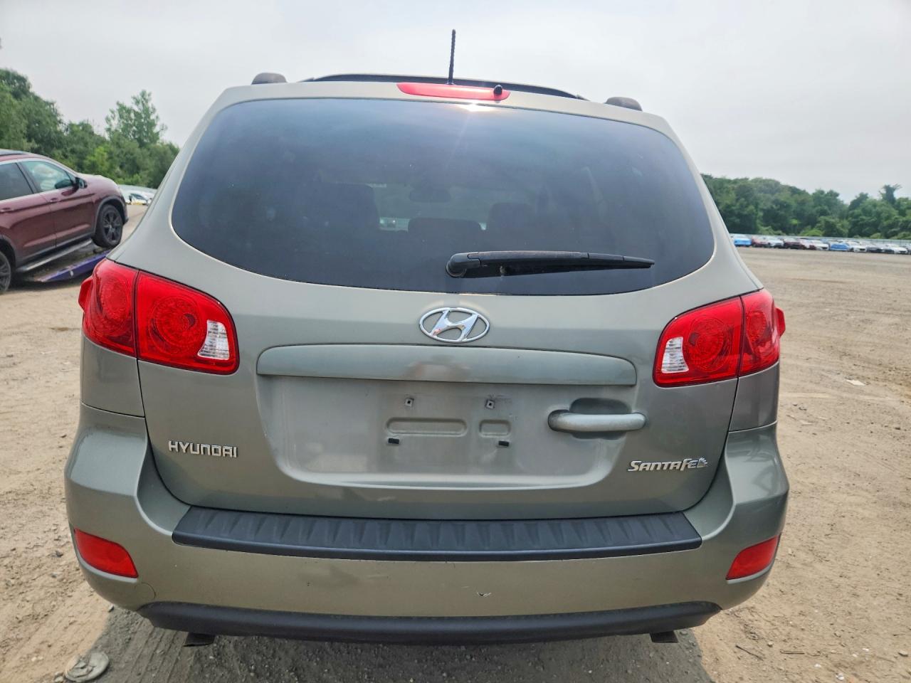 2008 Hyundai Santa Fe Gls Green vin: 5NMSG13D38H175055