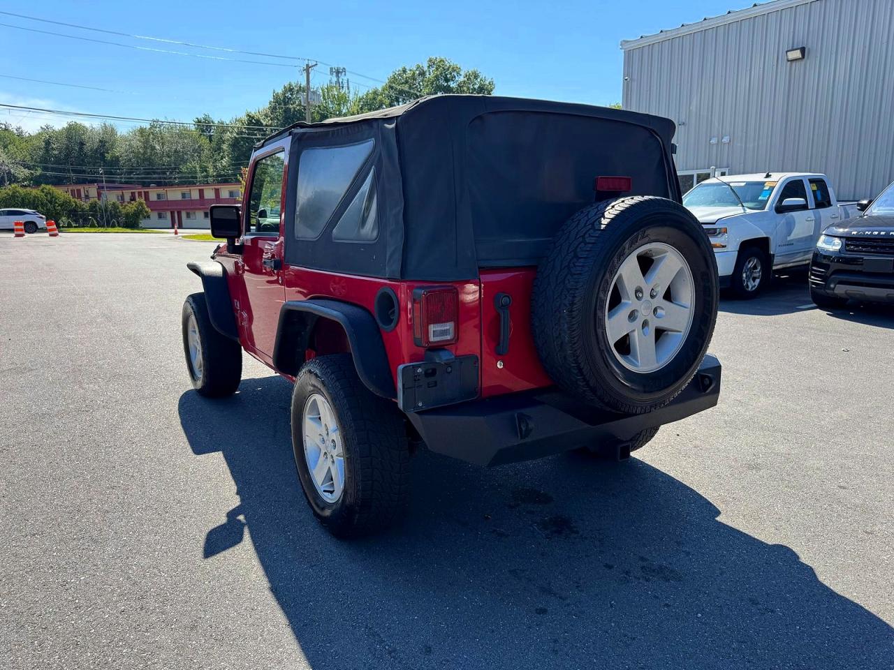 2008 Jeep Wrangler X Red vin: 1J4FA24168L555691