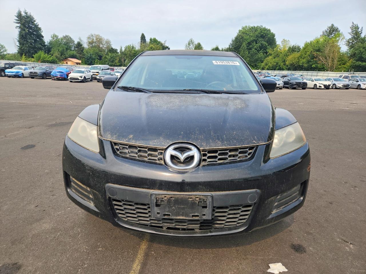 2009 Mazda Cx-7 Black vin: JM3ER29L590225216