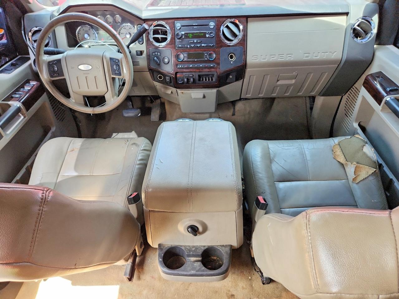 2008 Ford F250 Super Duty Red vin: 1FTSW21R88EC16564