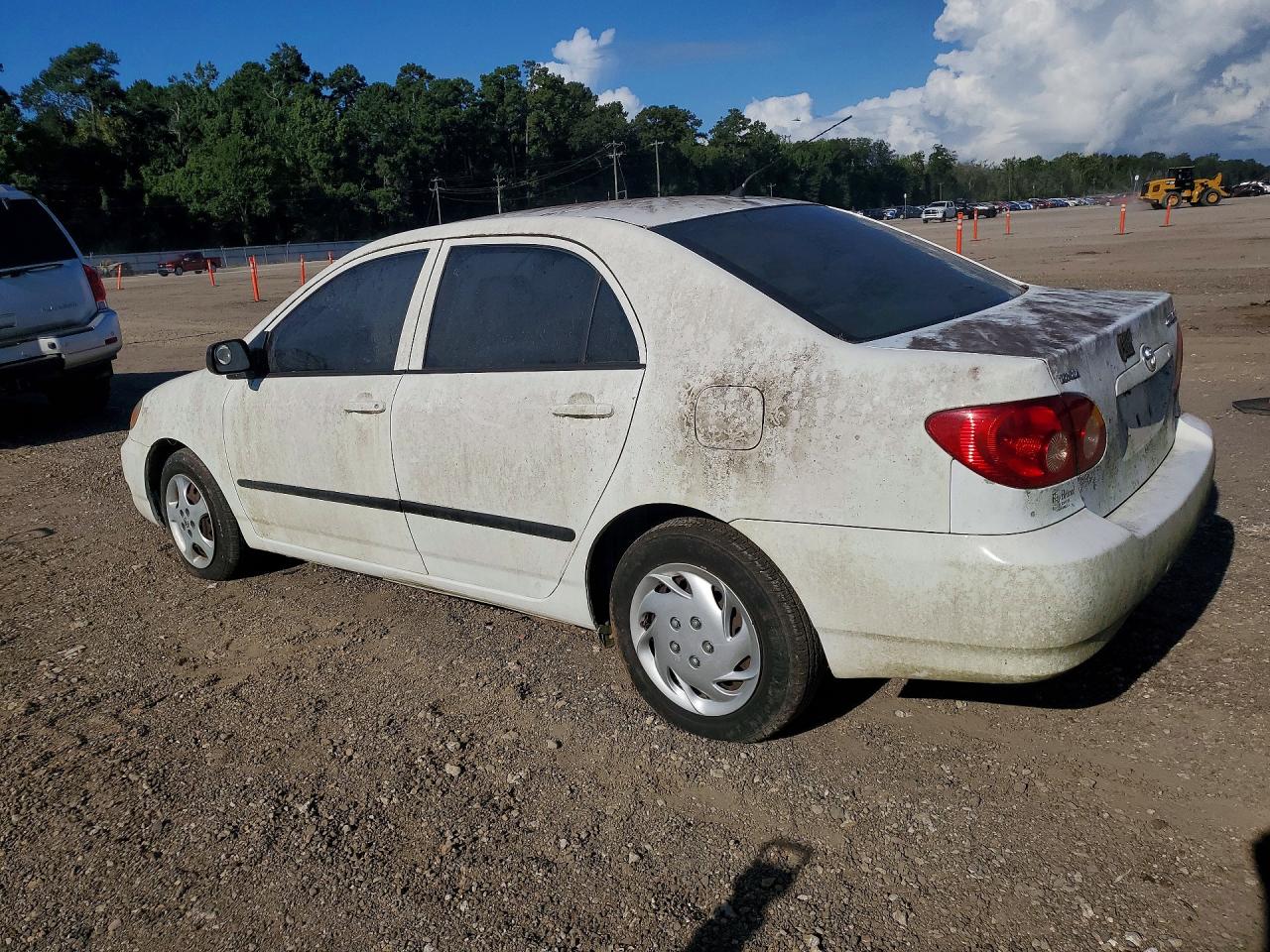 2005 Toyota Corolla Ce White vin: 1NXBR32E55Z476913