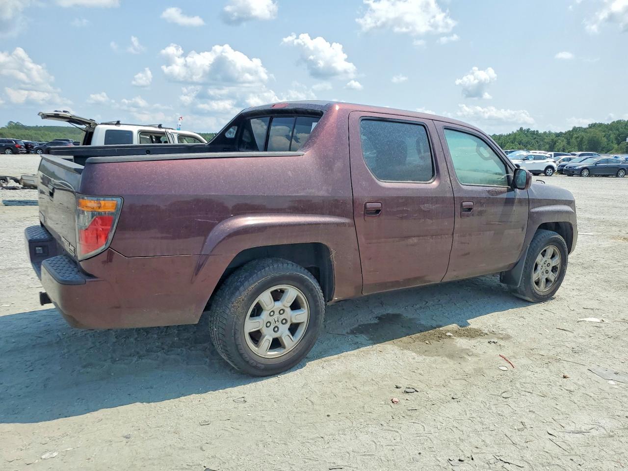 2007 Honda Ridgeline Rts Maroon vin: 2HJYK16477H532098