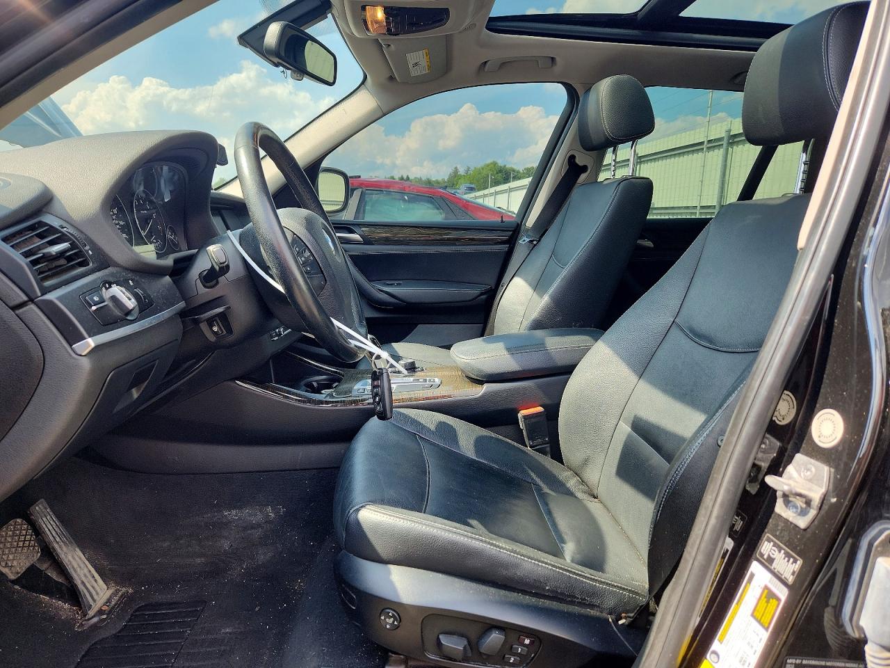 2013 Bmw X3 Xdrive28i Black vin: 5UXWX9C50D0A21956