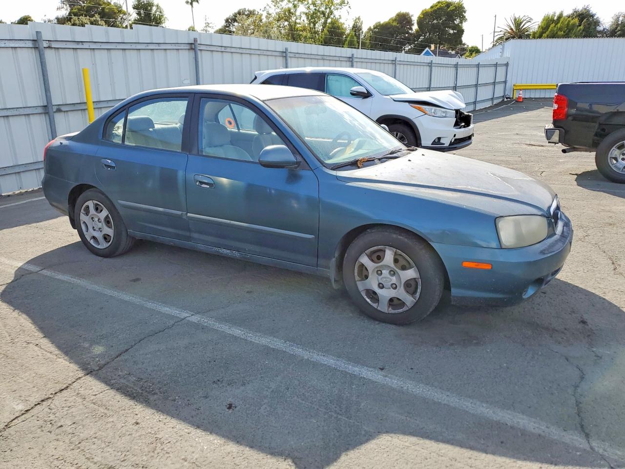 2003 Hyundai Elantra Gls Teal vin: KMHDN45DX3U567458