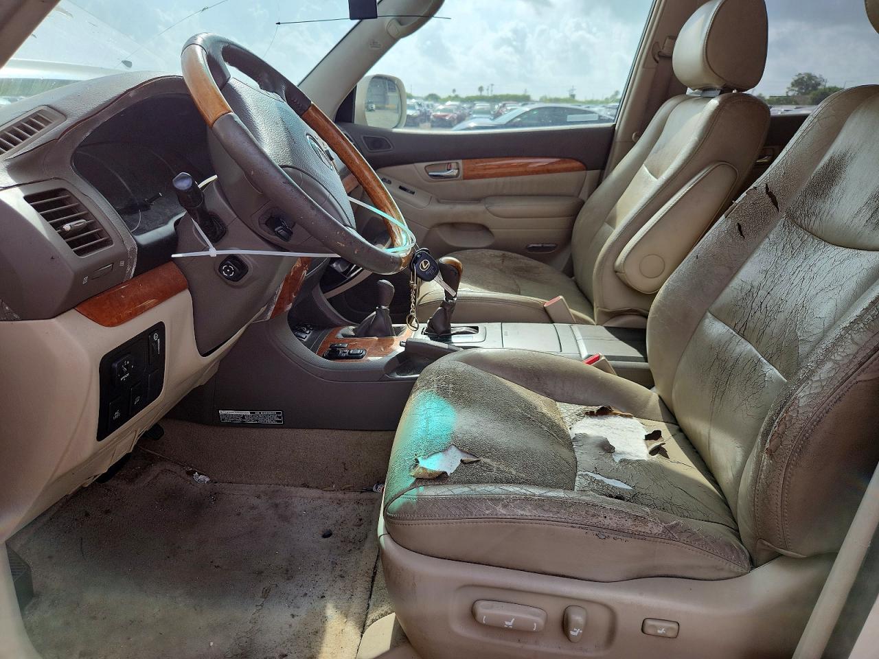 2003 Lexus Gx 470 Tan vin: JTJBT20X930014313