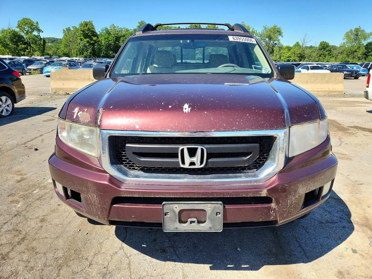 2010 Honda Ridgeline Rt Maroon vin: 5FPYK1F27AB004309