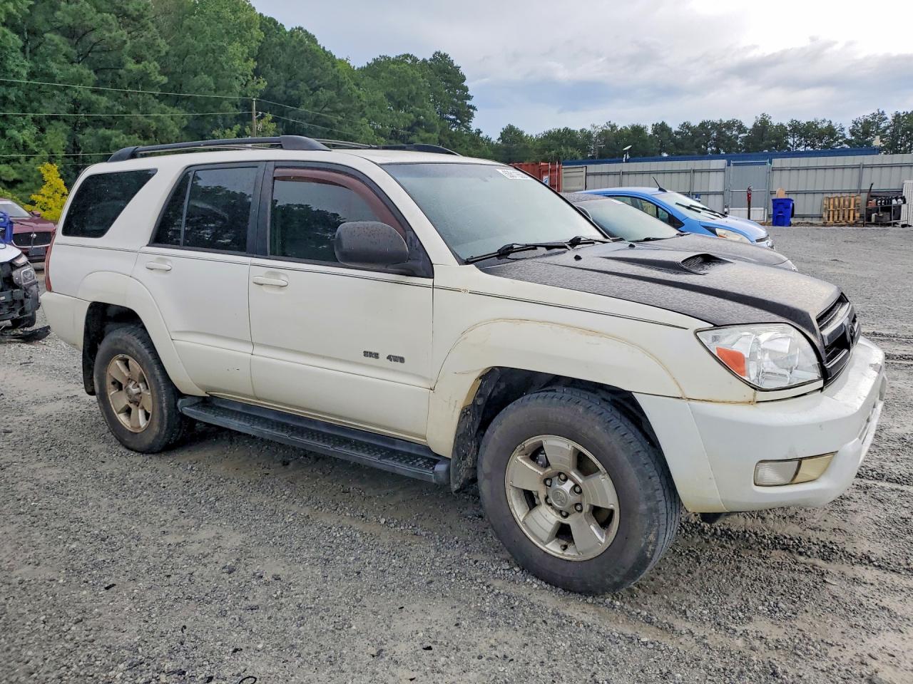2005 Toyota 4runner Sr5 White vin: JTEBU14R758051821