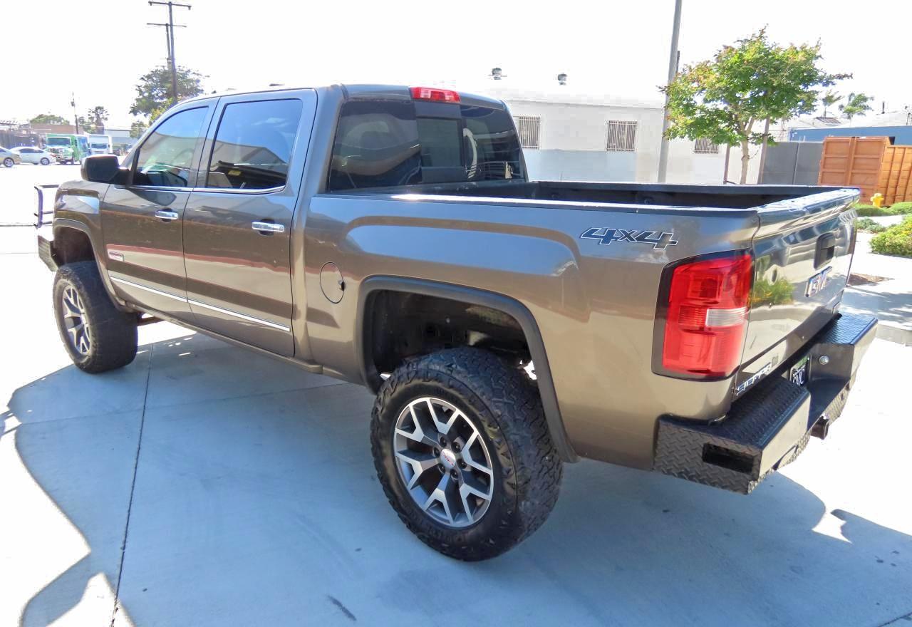 2015 Gmc Sierra K1500 Slt Brown vin: 3GTU2VEC0FG106920
