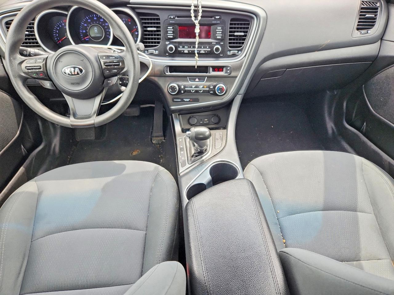 2015 Kia Optima Lx Черный vin: 5XXGM4A78FG428847