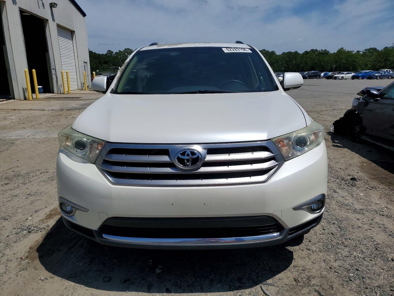 2013 Toyota Highlander Limited White vin: 5TDDK3EH8DS211008