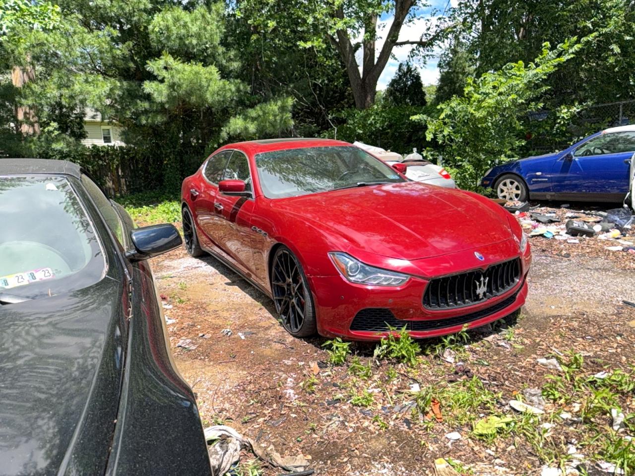 2015 Maserati Ghibli S Red vin: ZAM57RTA0F1140879