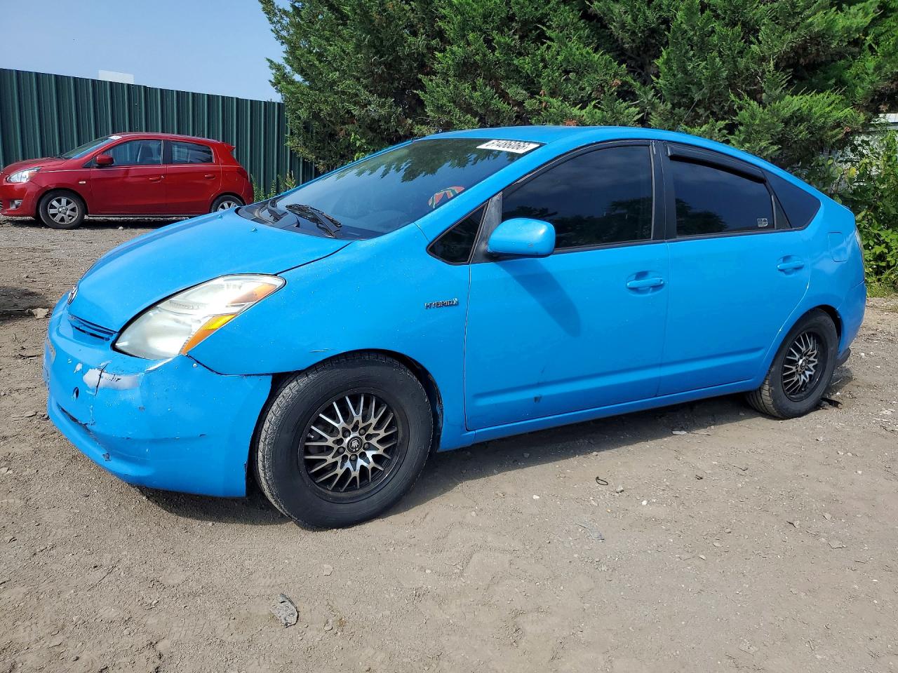 2009 Toyota Prius Base Blue vin: JTDKB20U393517998