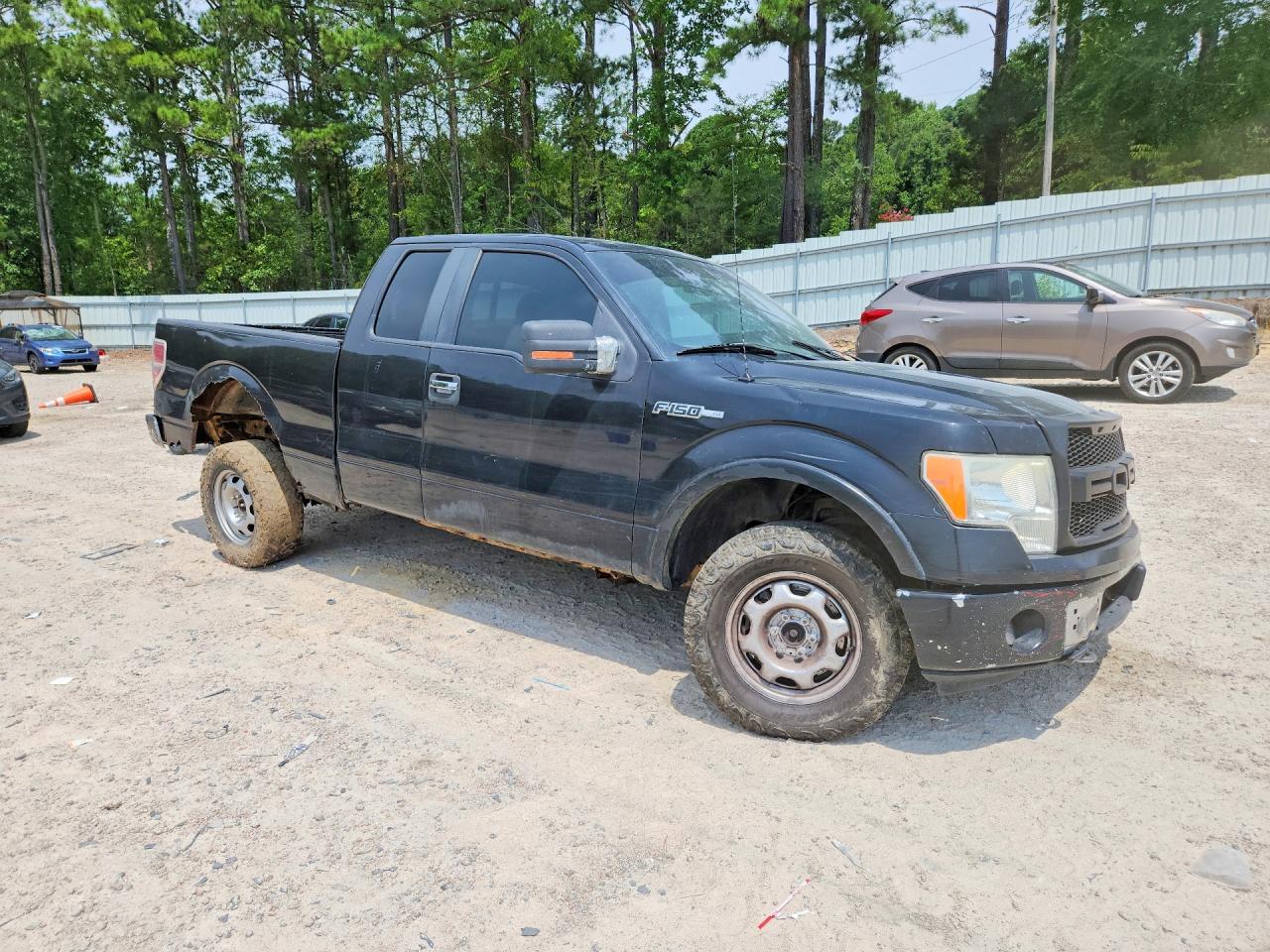 2010 Ford F150 Super Cab Black vin: 1FTFX1EV0AFA24751