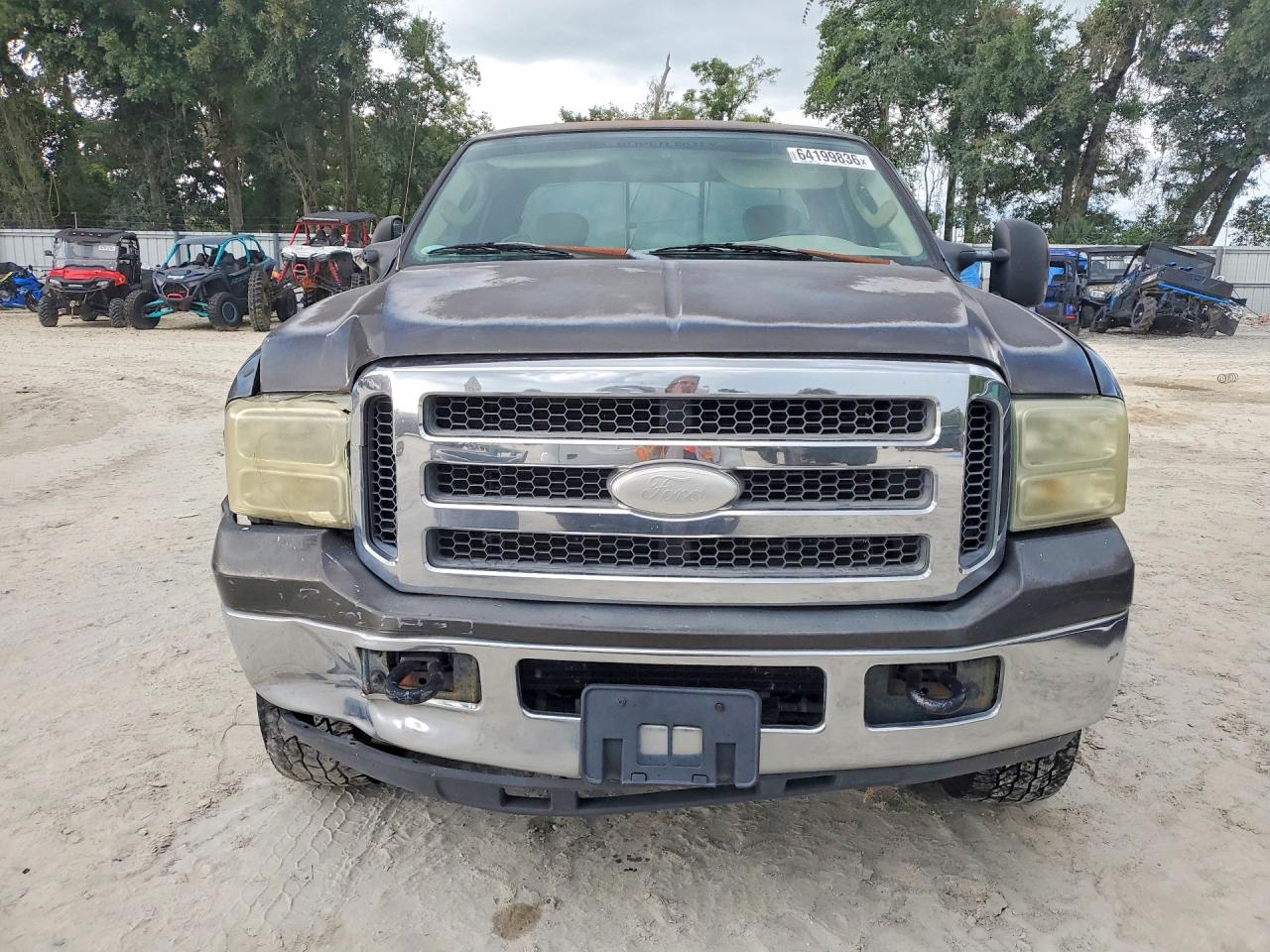 2005 Ford F250 Super Duty Gray vin: 1FTSX21Y05EC13738