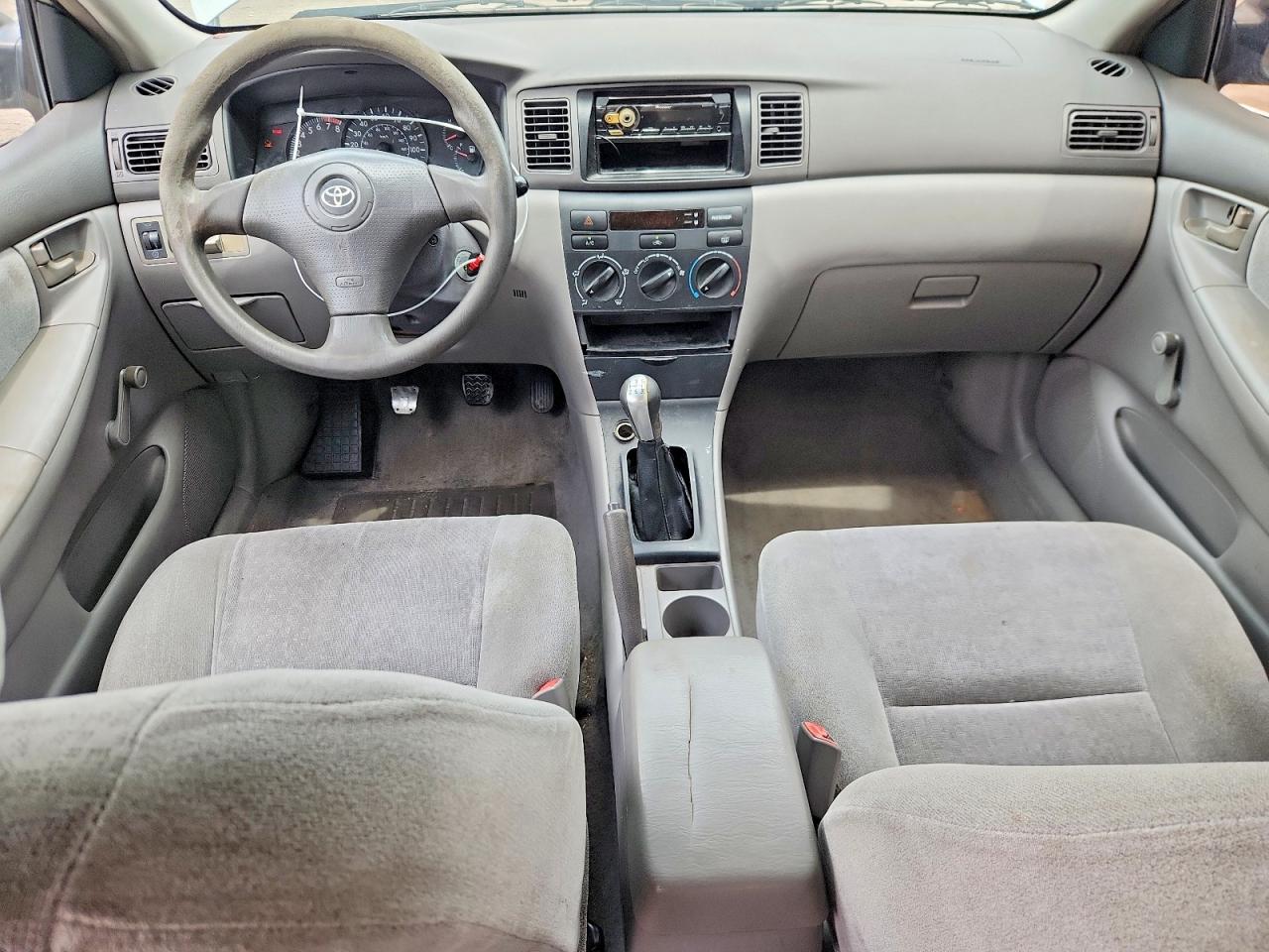 2004 Toyota Corolla Ce Silver vin: 1NXBR32E44Z307500