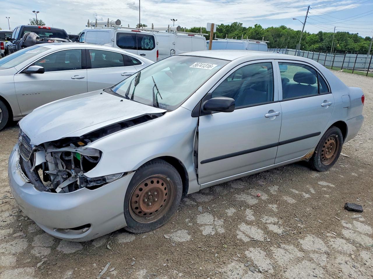 2008 Toyota Corolla Ce Silver vin: 1NXBR32EX8Z033063