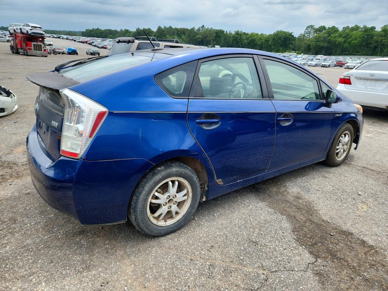 2010 Toyota Prius Iii Синий vin: JTDKN3DU7A0048413